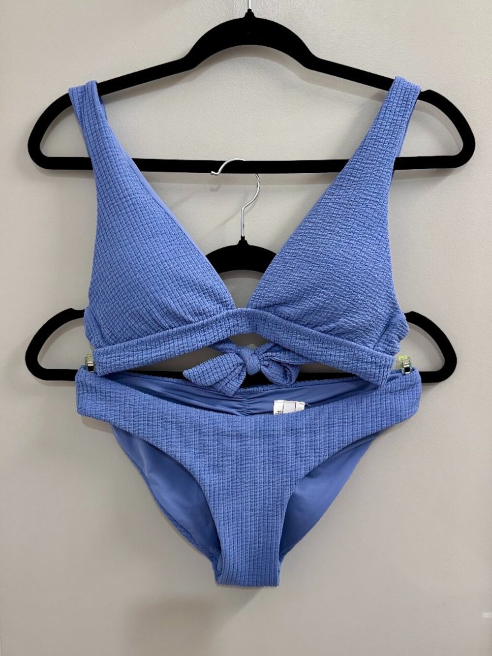 South Moon Under Women's Size M & S Two-Piece Blue Bikini Swimsuit Bathing Suit